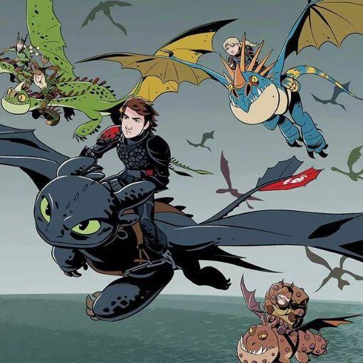 Imagem do grupo Como treinar o seu dragão(Soluço e Astrid berk)