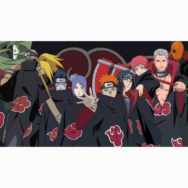 Imagem do grupo Akatsuki -Aliança Shinobi